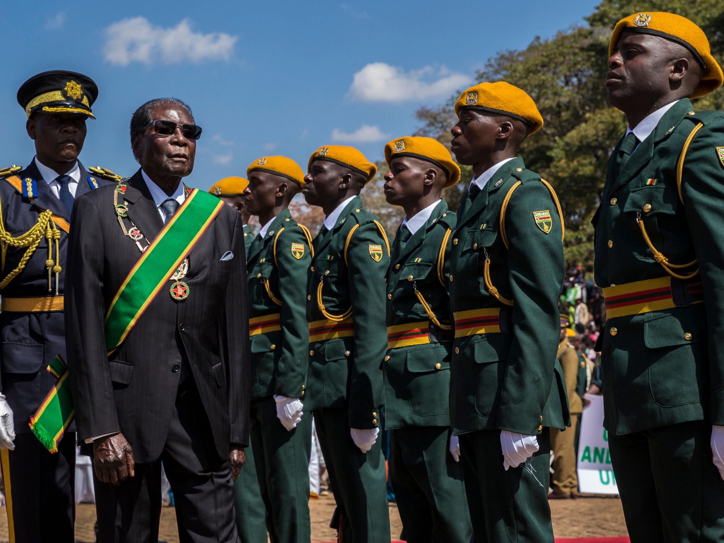 Mugabe was overthrown in a surprise coup by the military and street protests