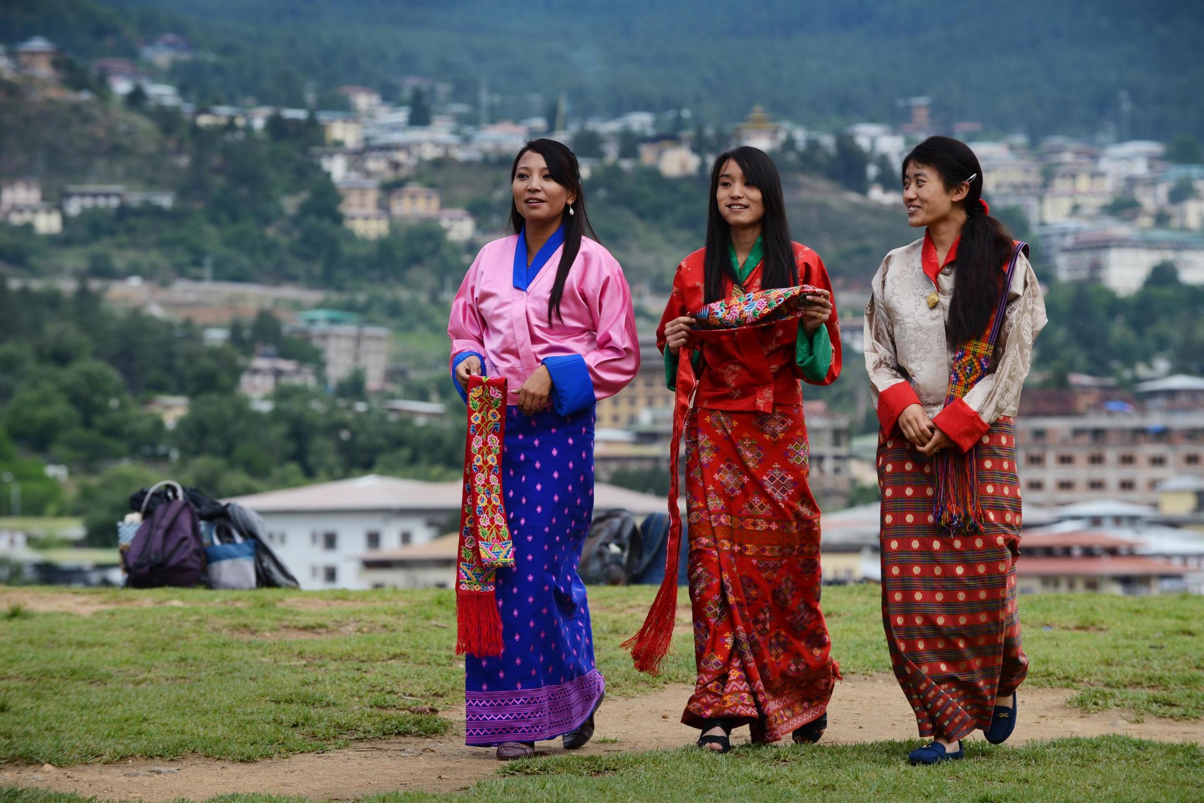 Bhutan, a Buddhist nation, was the first society to determine policy based on the happiness of its citizens (AFP/Getty)