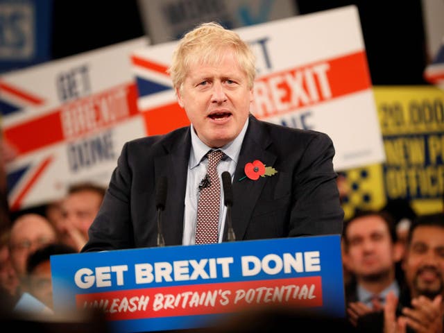 Boris Johnson has repeatedly said he would get Brexit done quickly