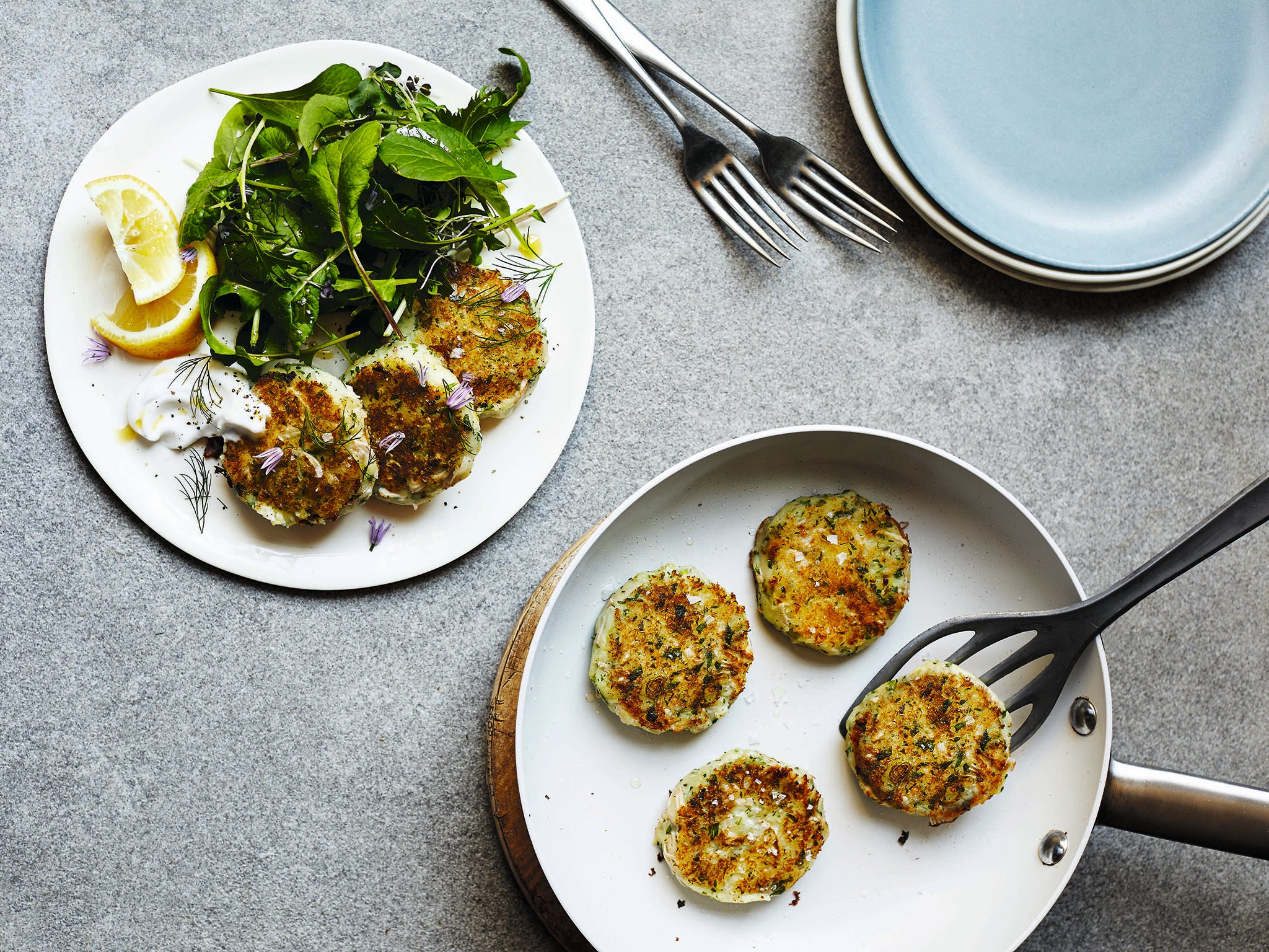 The no-fish cakes recipe from the book