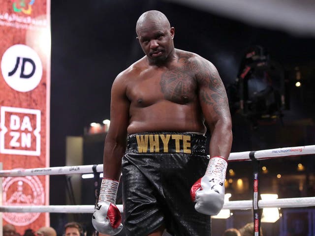 Dillian Whyte labelled Andy Ruiz Jr 'Jabba the Hutt'