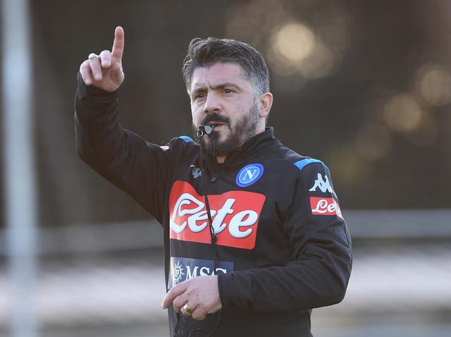 Napoli have replaced Ancelotti with Gattuso
