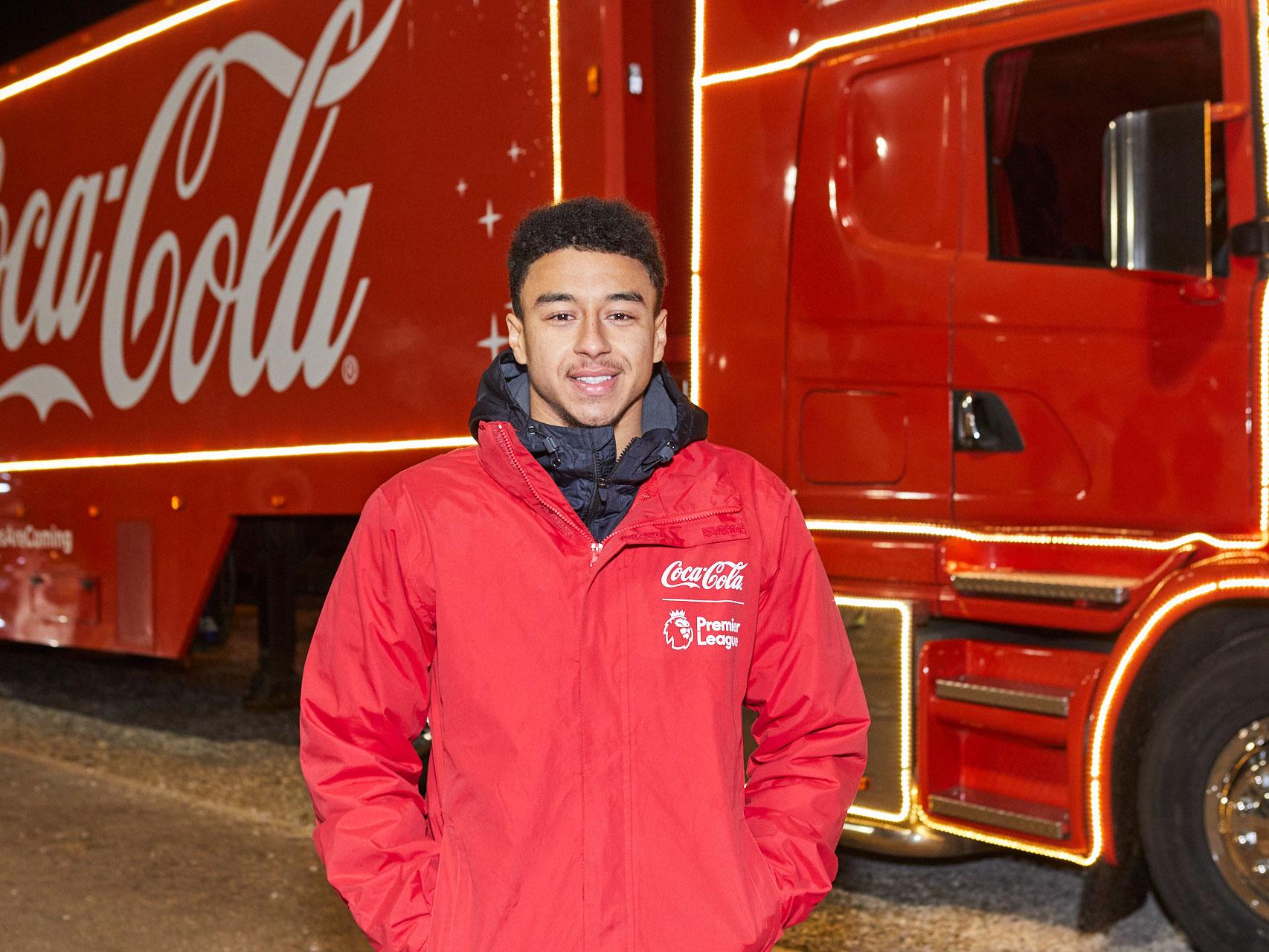 Jesse Lingard was speaking as part of the Coca-Cola #WhereEveryonePlays campaign