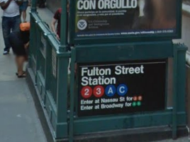 A 2-year-old boy died after being hit by a train at Fulton Street subway station in New York