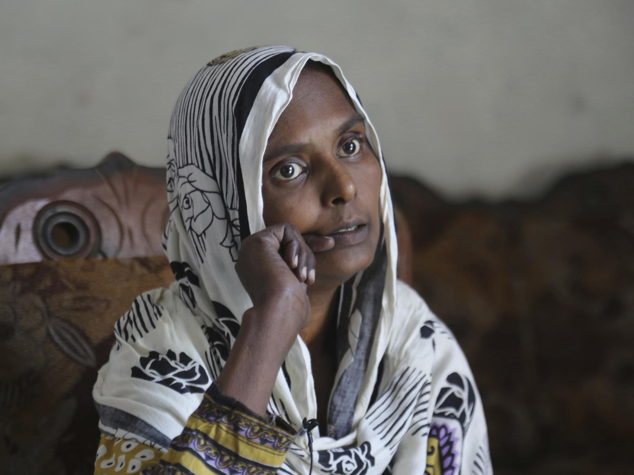 Pakistani Christian woman Samiya David in April 2019