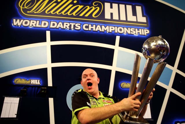 Michael van Gerwen is looking to win the World Darts Championship for the fourth time