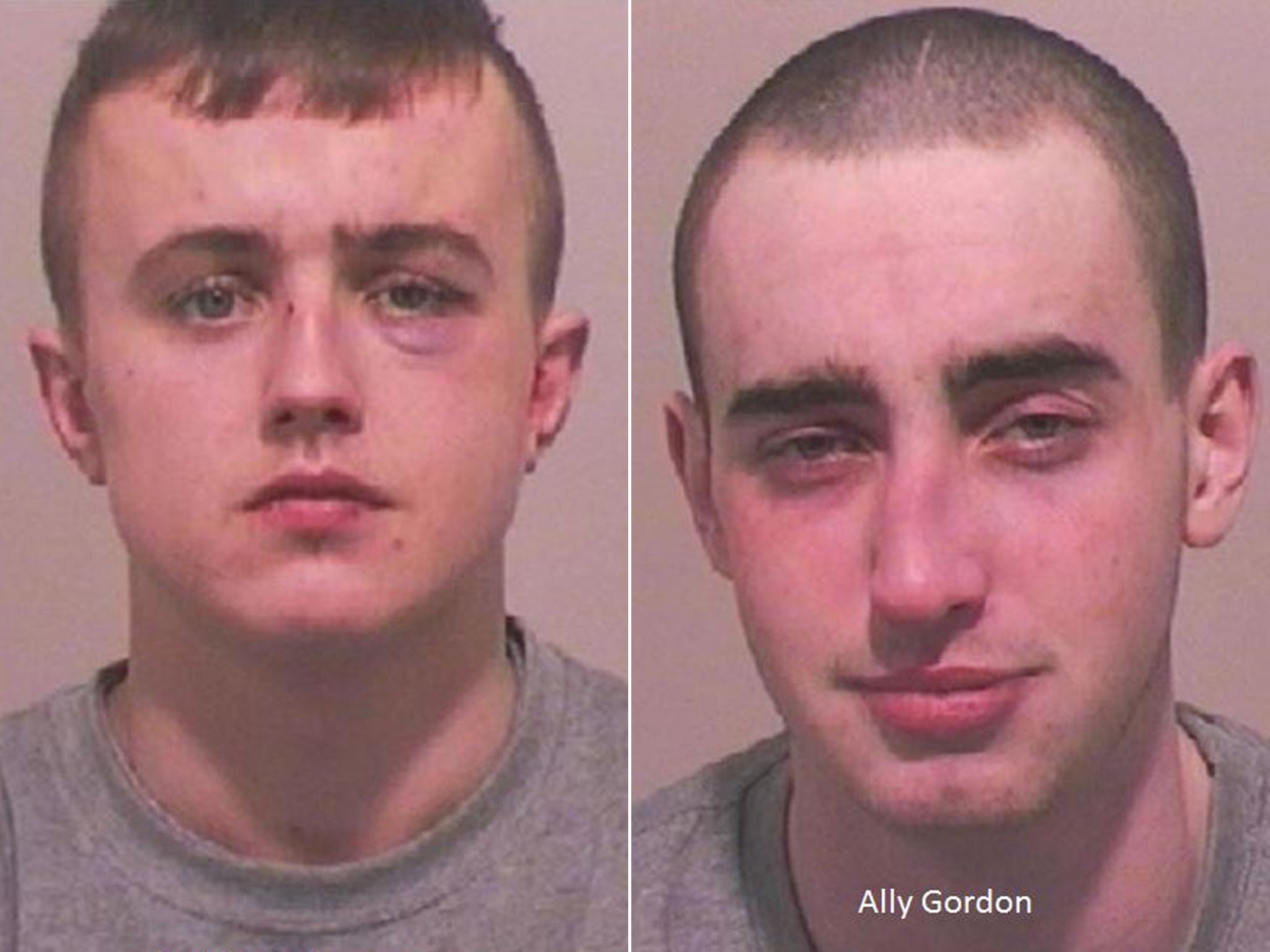 Leighton Barrass, left, has been jailed for murder