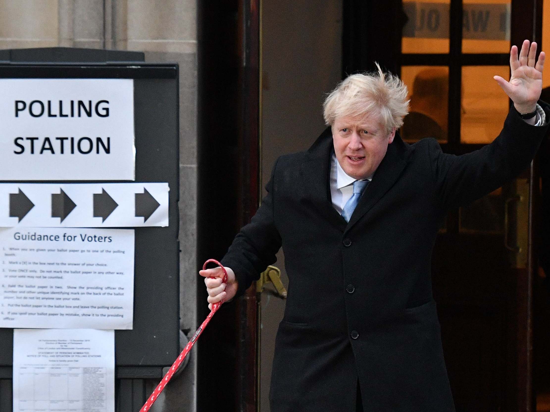 Related video: Exit poll predicts landslide Conservative majority for Boris Johnson