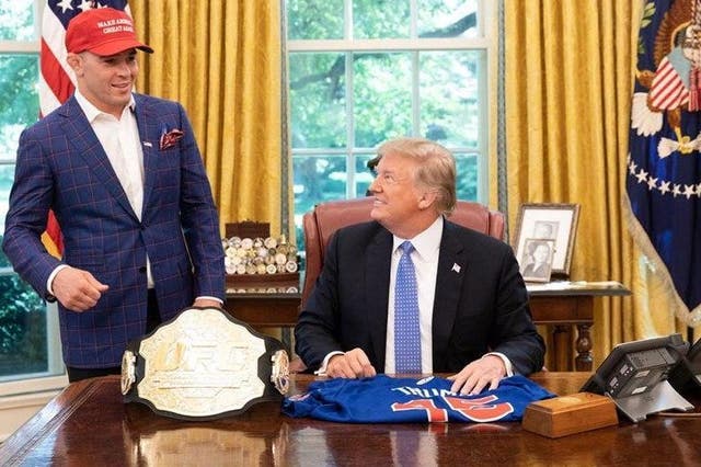Colby Covington is a proud supporter of Donald Trump
