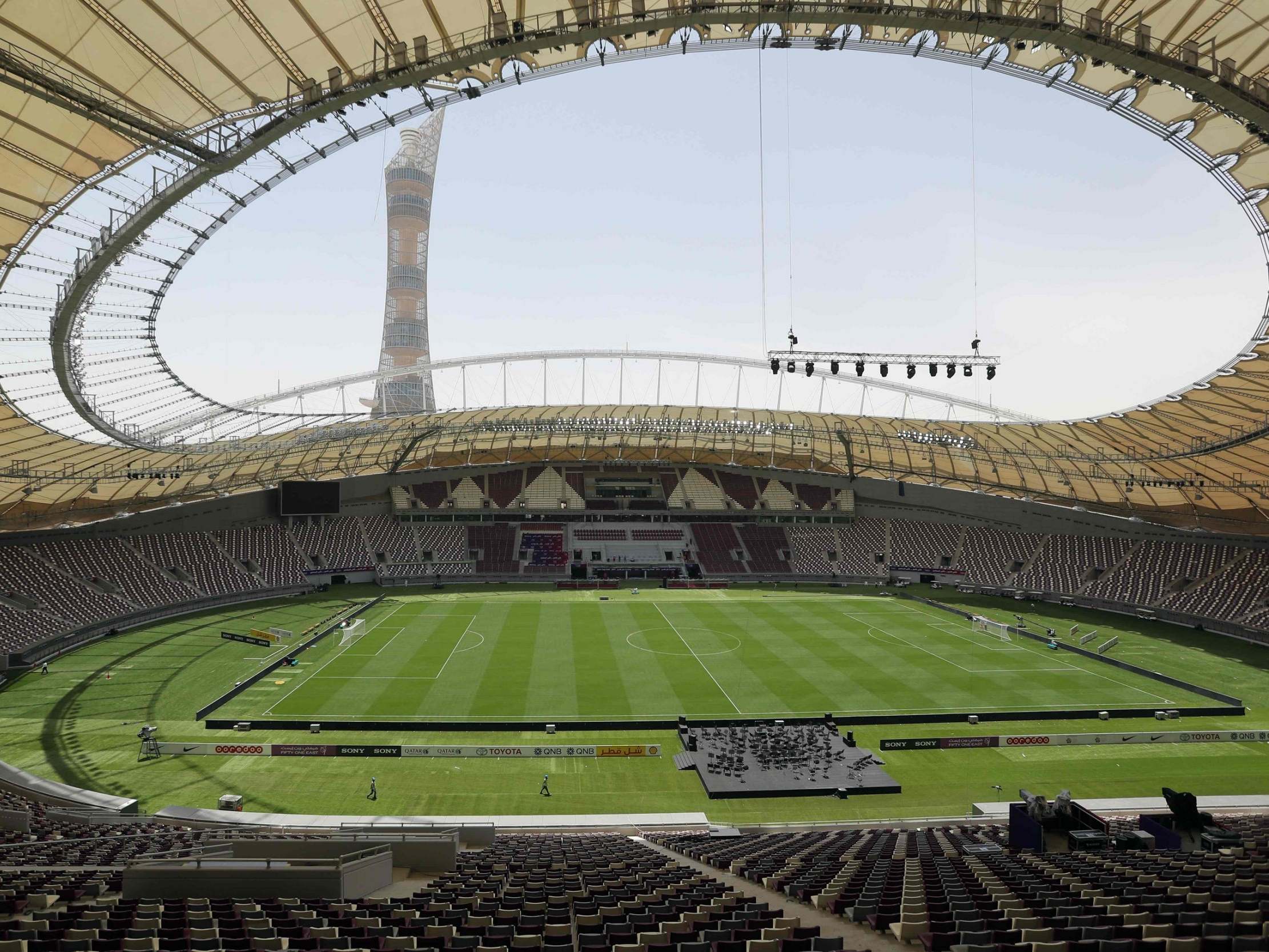 Liverpool will play at the Khalifa International Stadium
