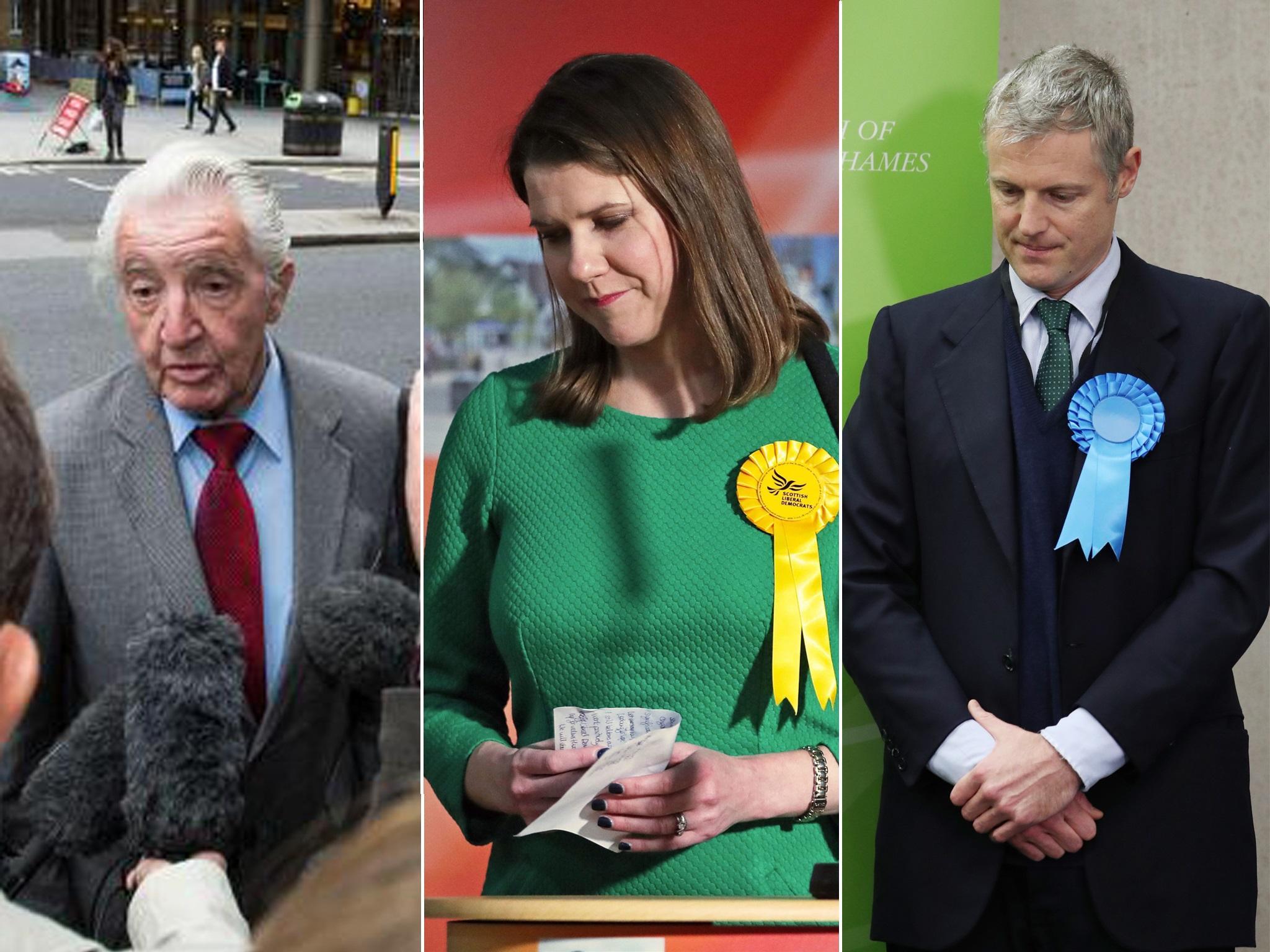 The biggest casualties of the general election, from Jo Swinson and Chuka Umunna to Dennis Skinner