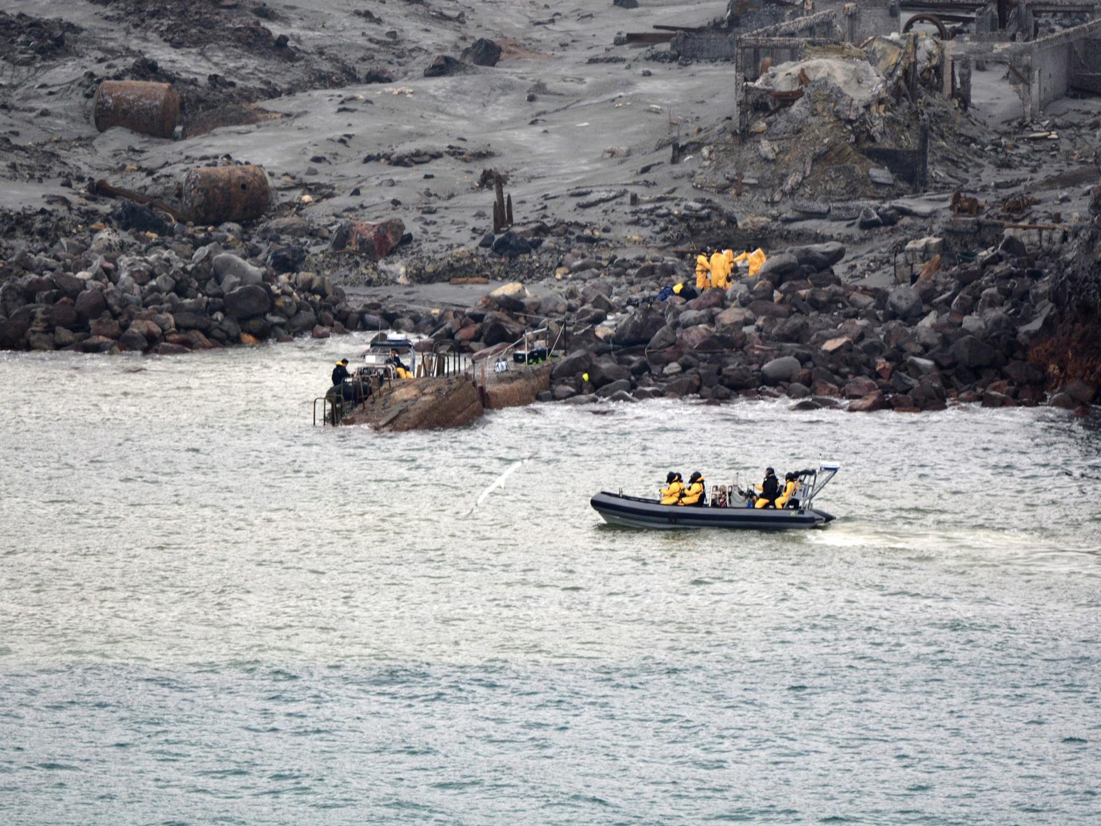 After initial delays, the White Island recovery operation got underway early on Friday morning