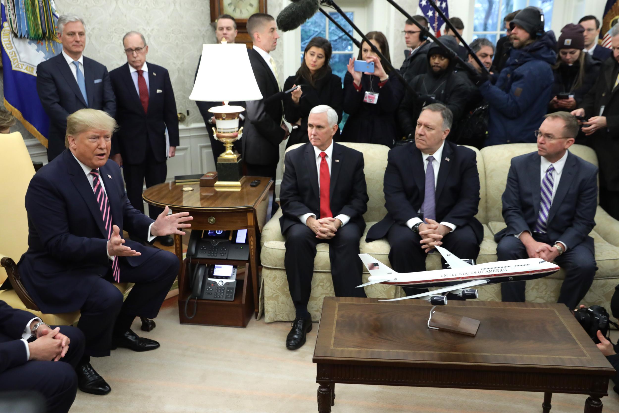 Trump slams Democrats and media after impeachment vote, says &apos;I&apos;ll do anything&apos; in Senate trial