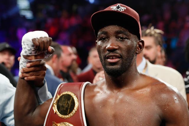 Terence Crawford will defend his titles on Saturday night