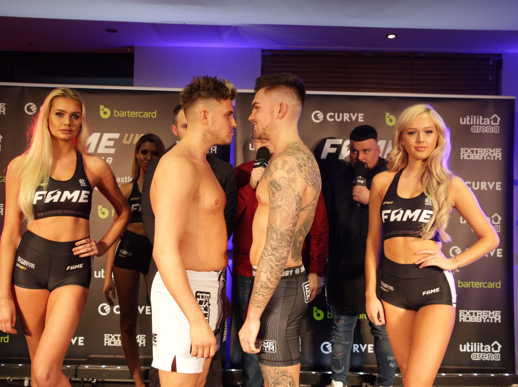 Sam Gowland and Marty McKenna from ‘Geordie Shore’ go head to head