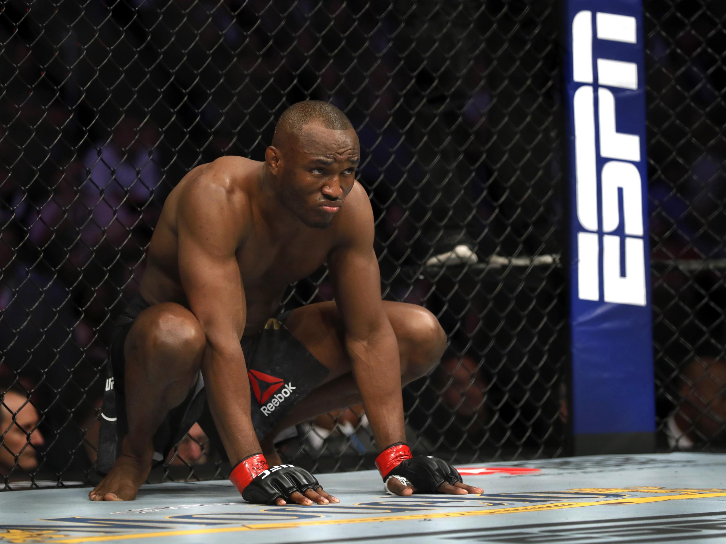 Welterweight champion Kamaru Usman makes the second defence of his title