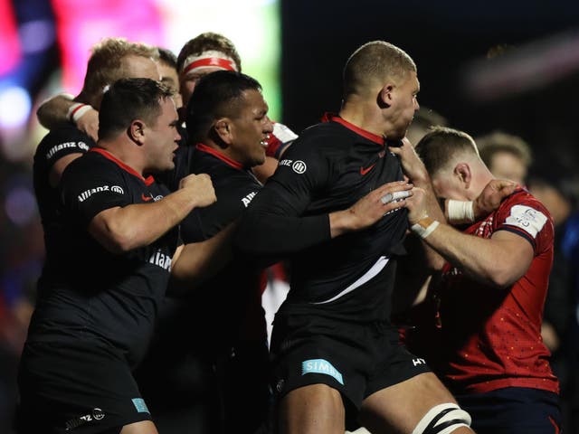 Saracens are considering an official complaint after a brawl broke out