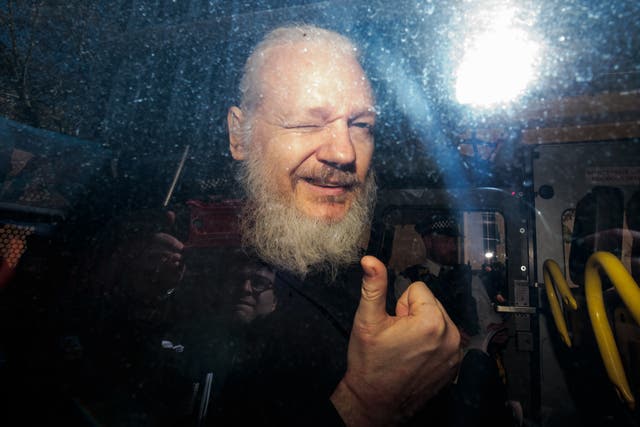 Julian Assange has been in prison for almost a year after being arrested at the Ecuadorian embassy
