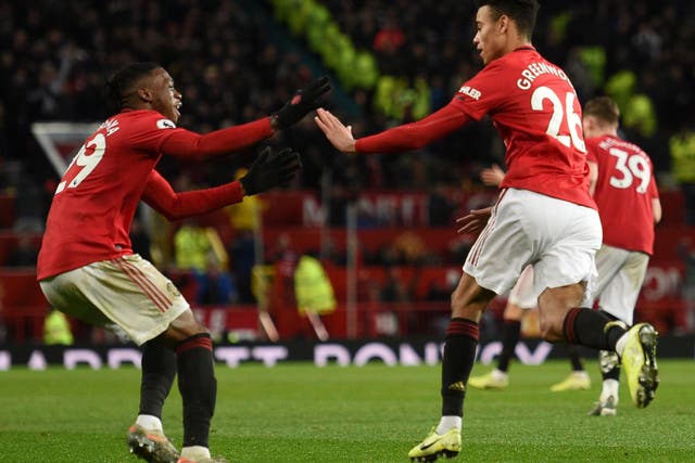 Mason Greenwood found the bottom corner to earn Manchester United a point