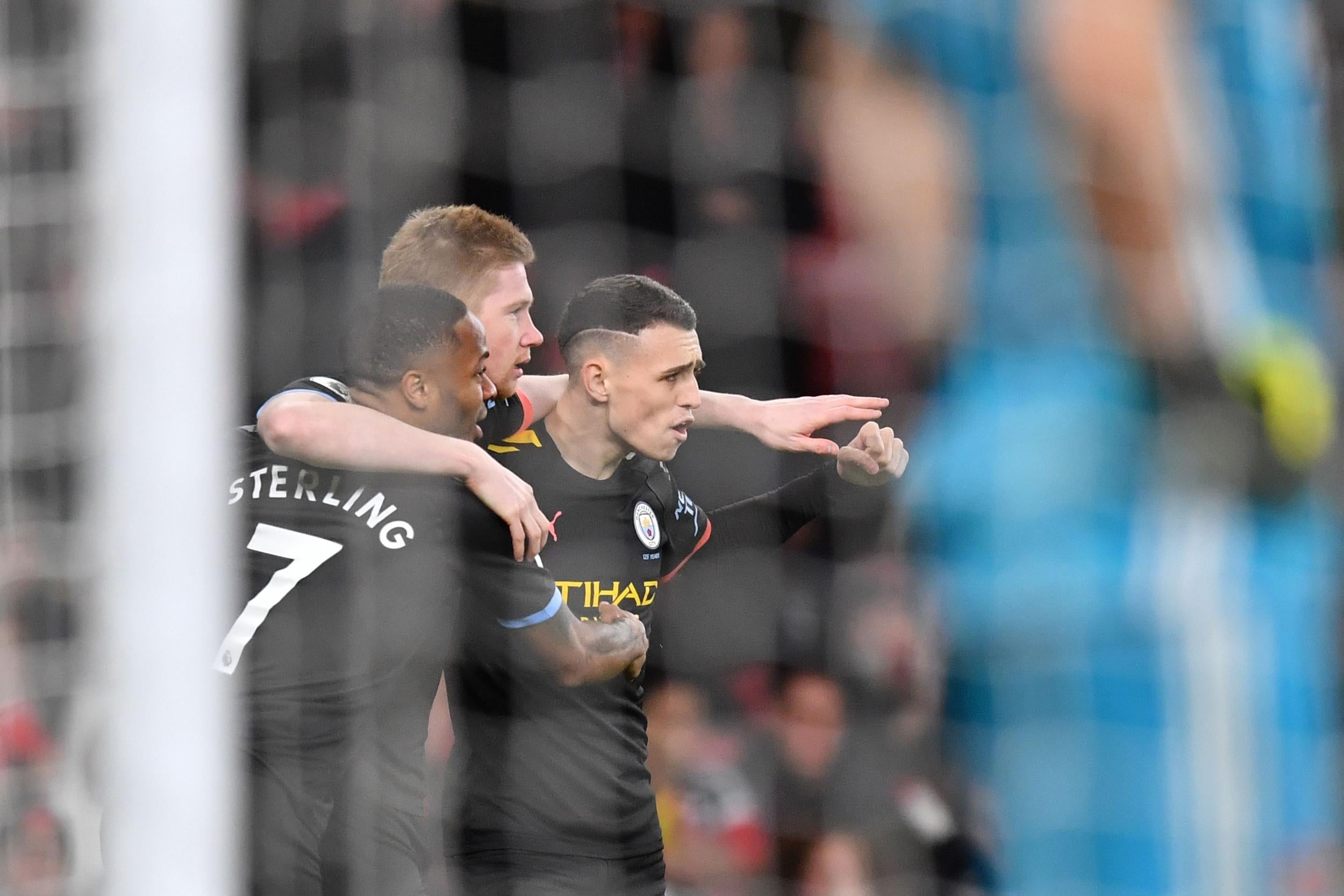 City celebrate their opening goal (Getty Images)