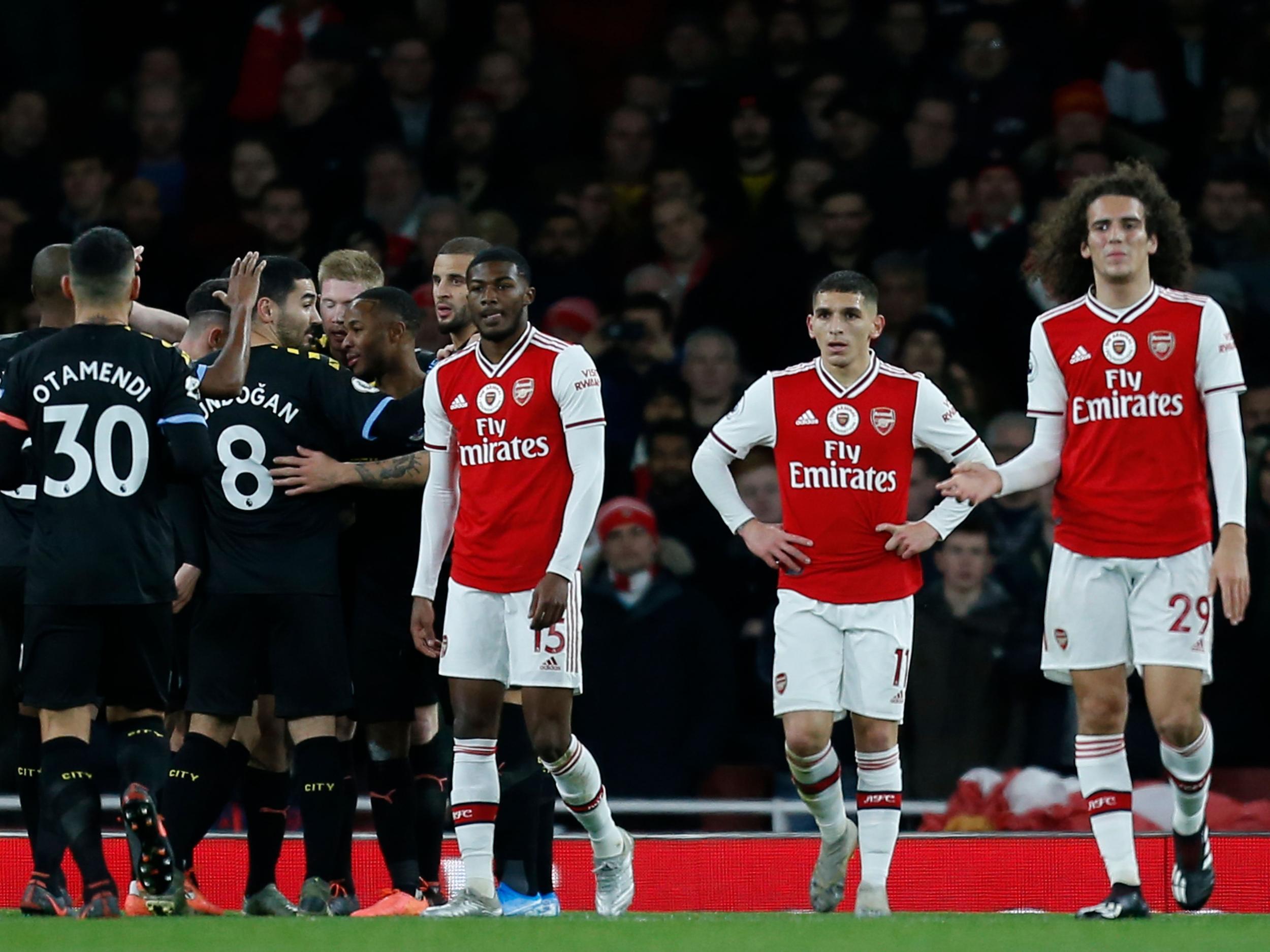 Arsenal vs Man City result: Gunners left in need of firm hand | The  Independent | The Independent