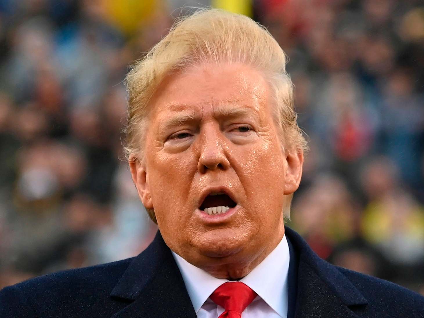 Trump insults Pelosi&apos;s teeth in bizarre personal attack ahead of impeachment vote