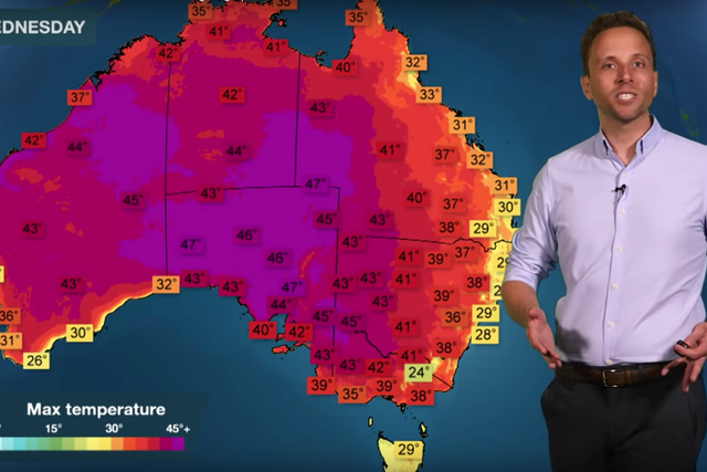 Extreme heat is to sweep Australia this week