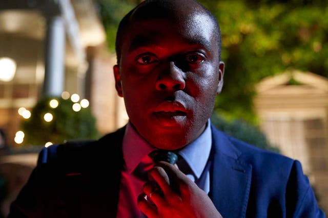 Grippingly unravelled: Ken Nwosu in ITV's Sticks and Stones