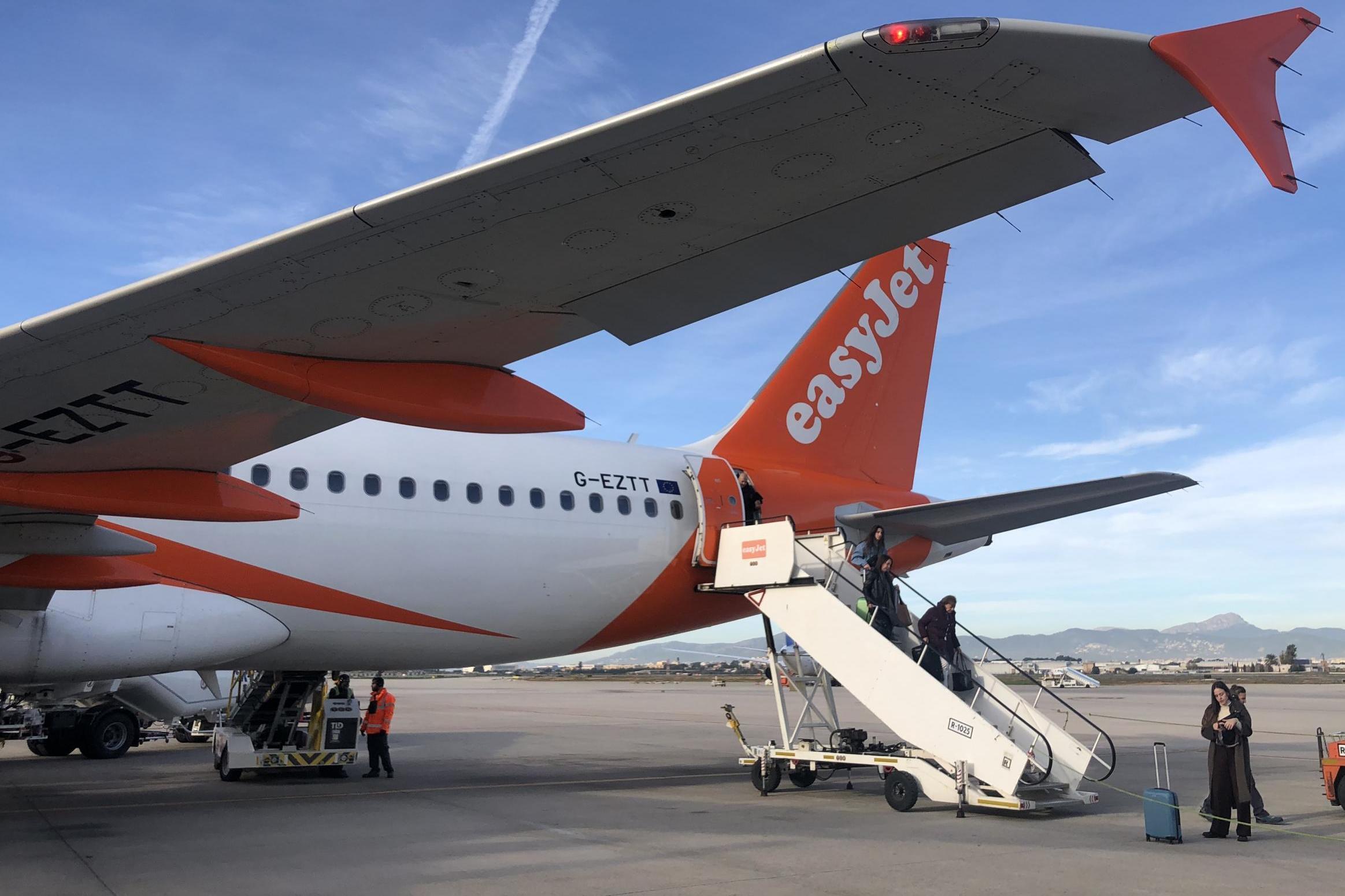Ground control: some easyJet flights to and from Spain have been cancelled by the French industrial action