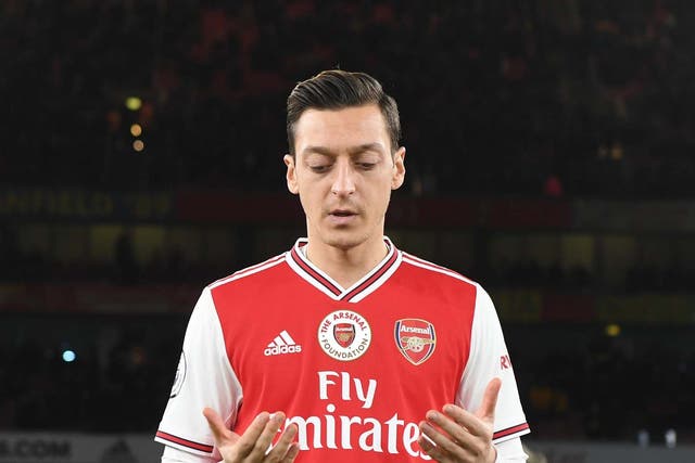 Ozil has spoken out against China