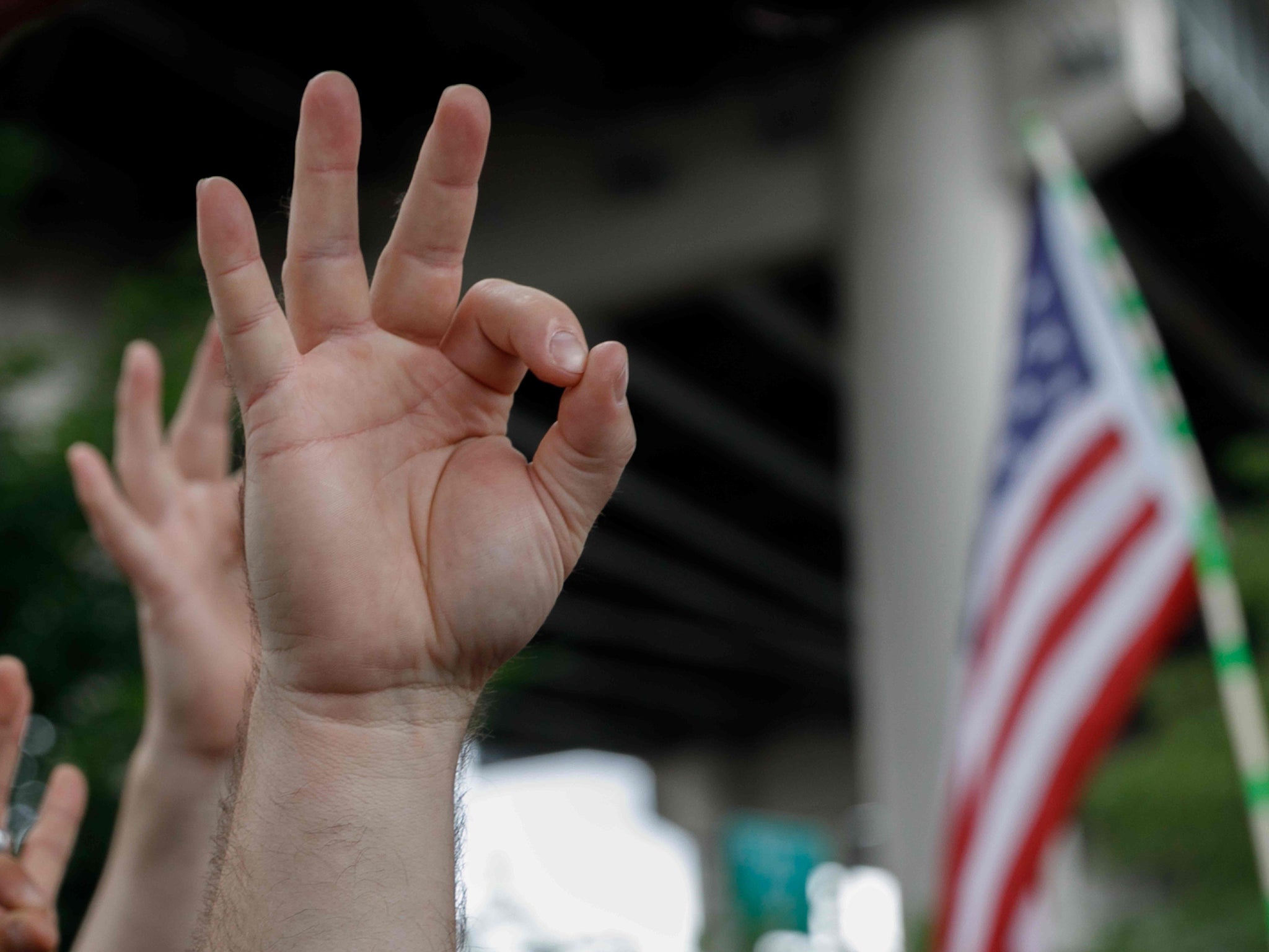 Kkk Hand Symbol