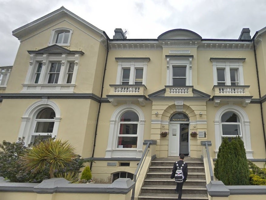 The music teacher was dismissed from Plymouth College in Devon following an investigation
