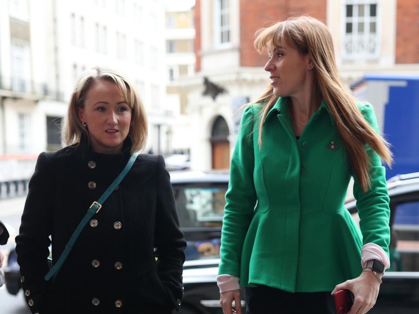 Rayner (right) declared she would vote for Long Bailey (left) if she stands