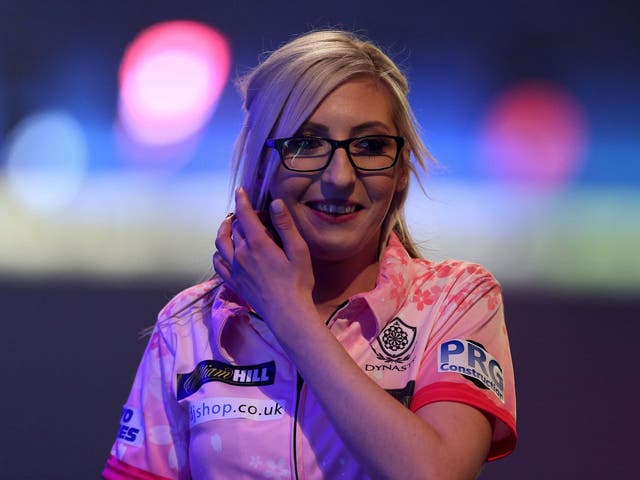 Fallon Sherrock became the first woman to win a match at the World Darts Championship
