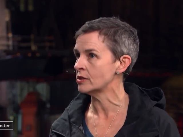 Defeated Labour MP Mary Creagh tells Channel 4 that party leader Jeremy Corbyn is guilty of "preening narcissism".