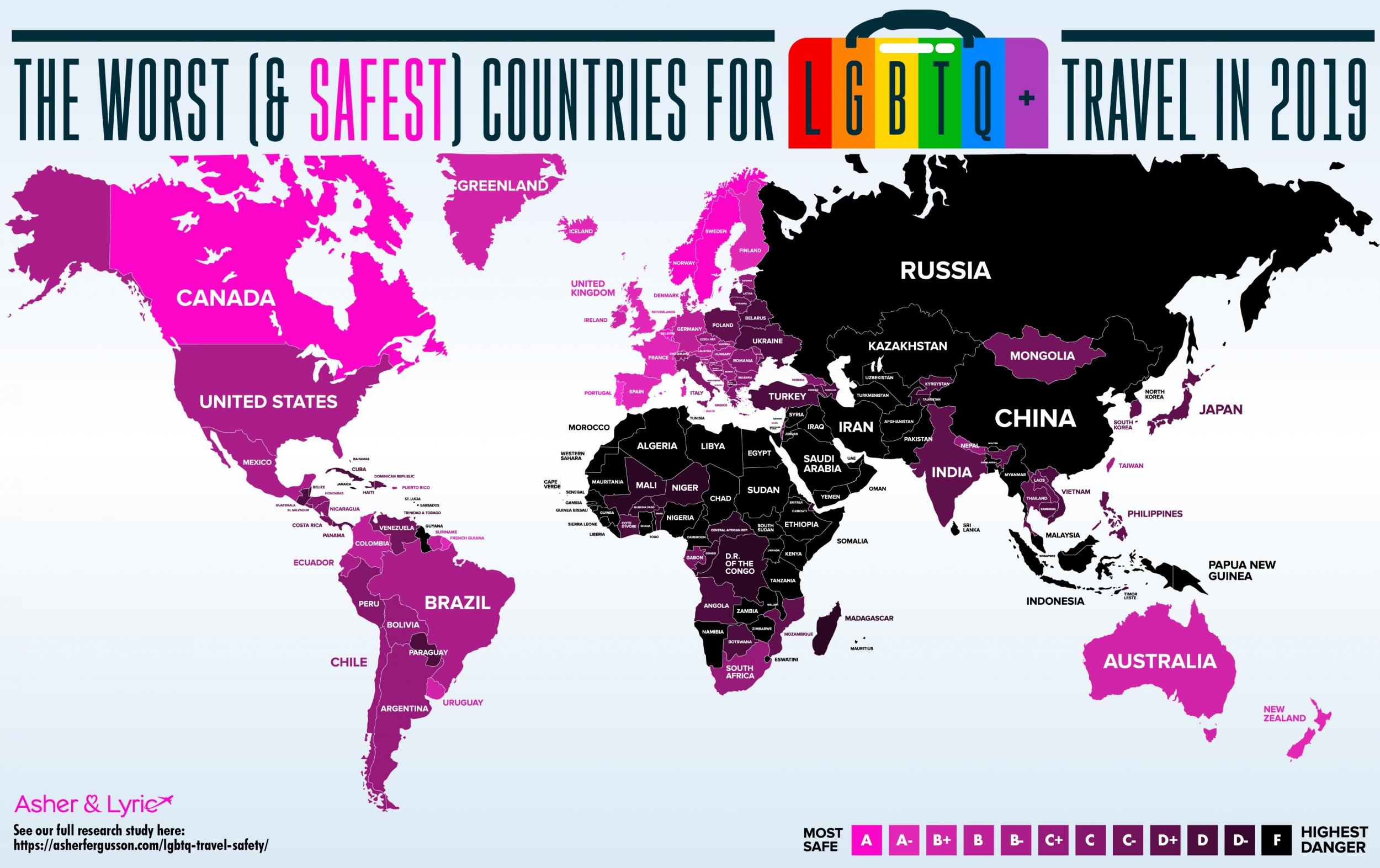 List of 66 countries where homosexuality is illegal