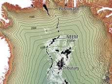 Hidden ‘dark river’ could stretch more than 1,000 miles under Greenland, scientists believe