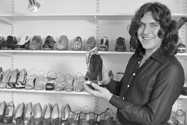 In his shop on the King’s Road, Chelsea, in 1974