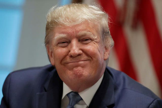 Donald Trump at the White House on 9 December 2019