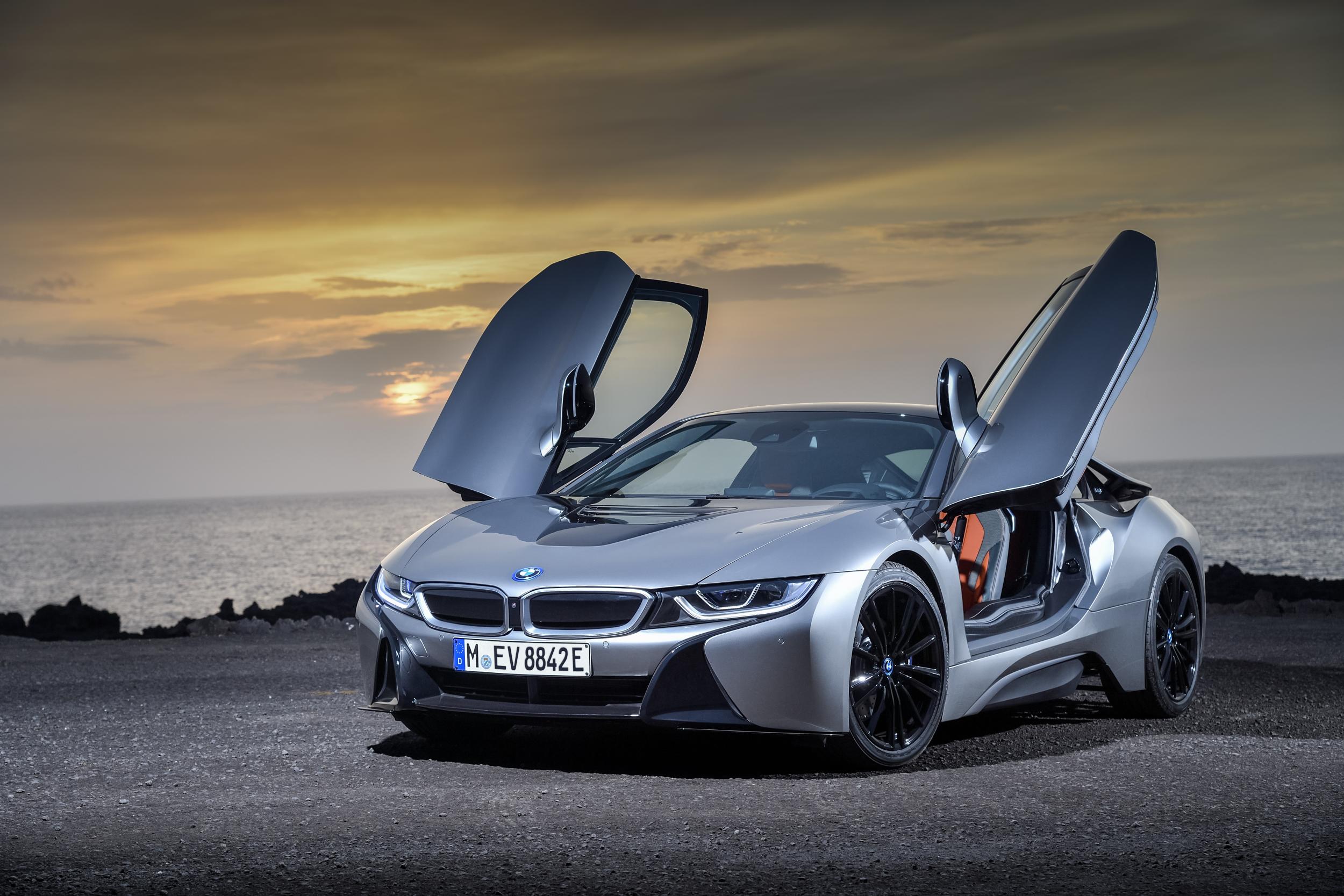 BMW’s i8 has added glamour to the battery-powered car (BMW)