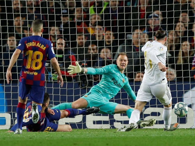 Gareth Bale thought he'd won the Clasico for Real Madrid against Barcelona