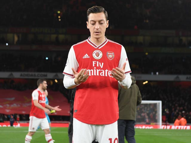 Mesut Ozil chose to speak out against China's treatment of Uighur Muslims