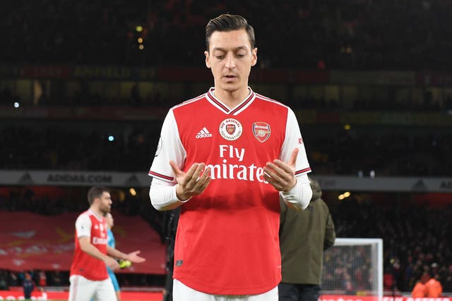 Mesut Ozil chose to speak out against China's treatment of Uighur Muslims