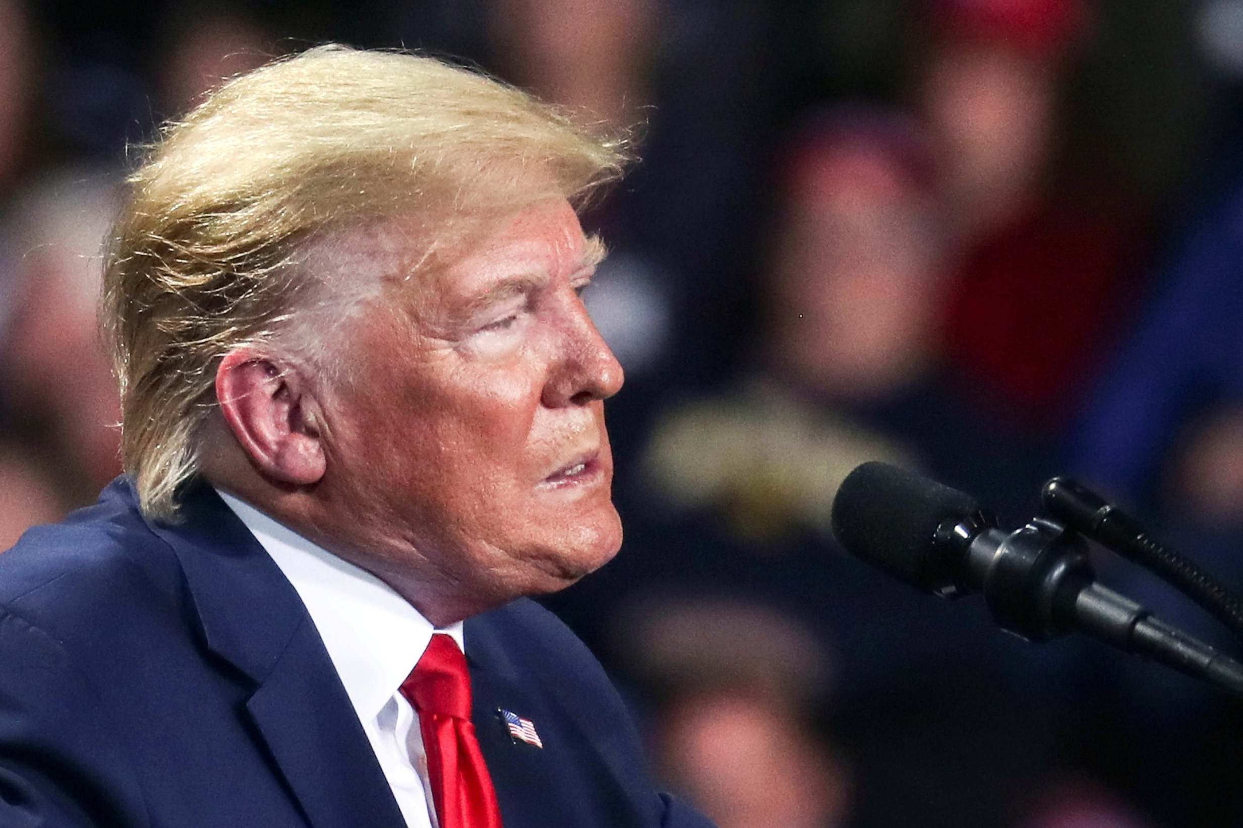 Trump attacks Congresswoman&apos;s late husband after she votes for impeachment, suggesting he is probably now in hell