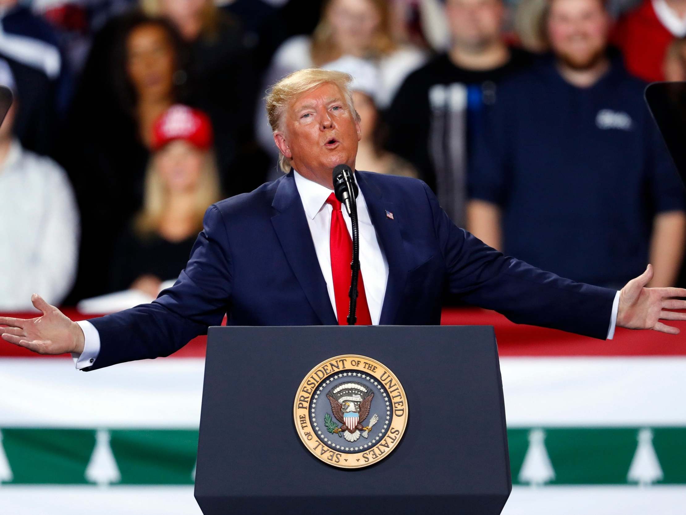 Trump impeachment – live: President&apos;s former aide urges Senate to oust &apos;lawless criminal&apos; after historic vote