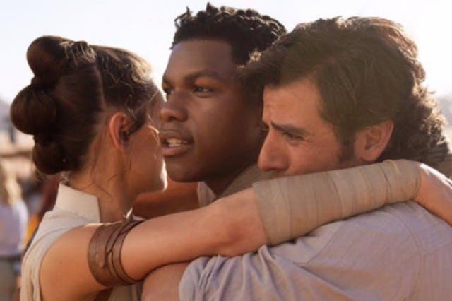 Daisy Ridley, John Boyega and Oscar Isaac star in ‘The Rise of Skywalker’ (Wa