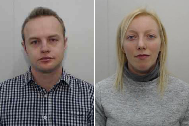 Peter Chilvers, of Northwich, Cheshire, (left) has been jailed for 18 months for controlling or coercive behaviour of his ex-girlfriend Magda Lesicka, of Wythenshawe, Greater Manchester, who had a mental breakdown and stabbed their 23-month-old son James to death in August 2017.
