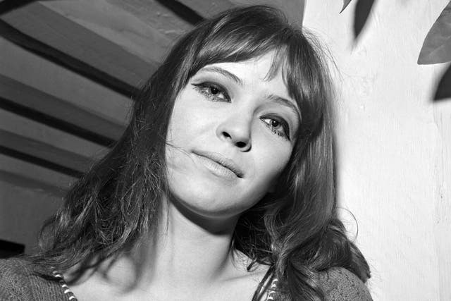 Karina (pictured in 1966) also enjoyed a successful singing career