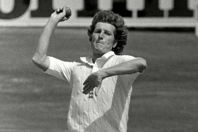 The cricketing great taking on Australia at Headingley in 1981, in what would be a famous England victory