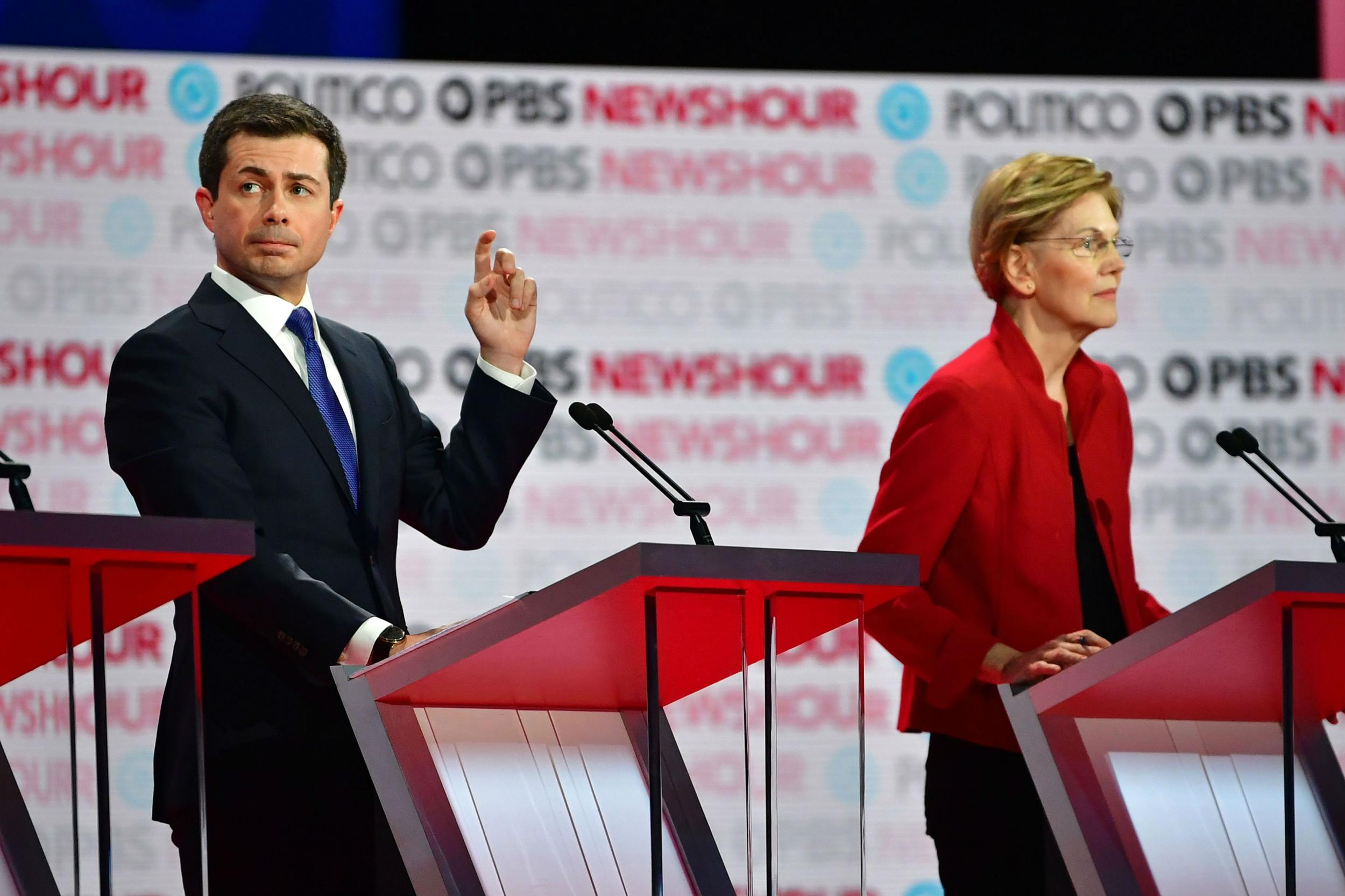 Democratic debate: Warren and Buttileg clash over fundraising &apos;purity test&apos; - &apos;Billionaires in wine caves should not pick the next president&apos;